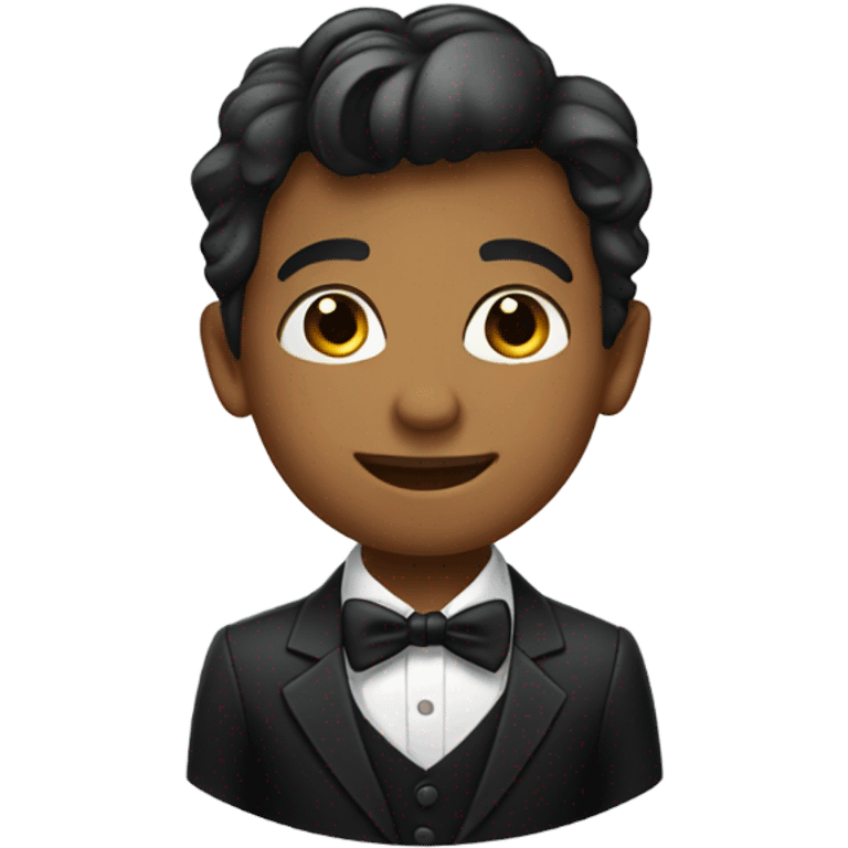 dapper boy in formal attire emoji