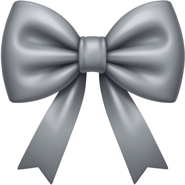 gray bow emoji