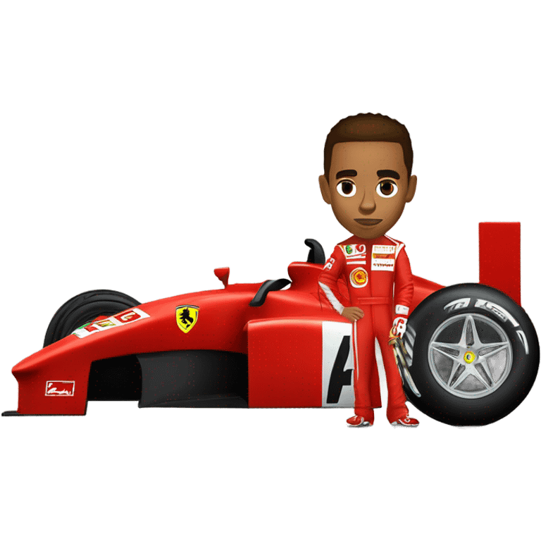 Lewis Hamilton Ferrari  emoji