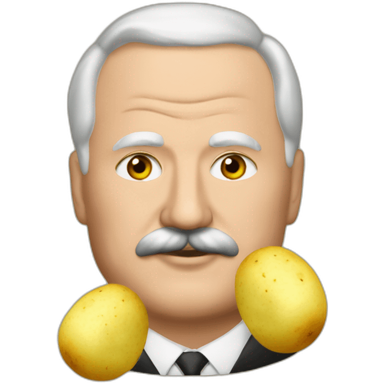 Lukashenko with boiled potatoes emoji