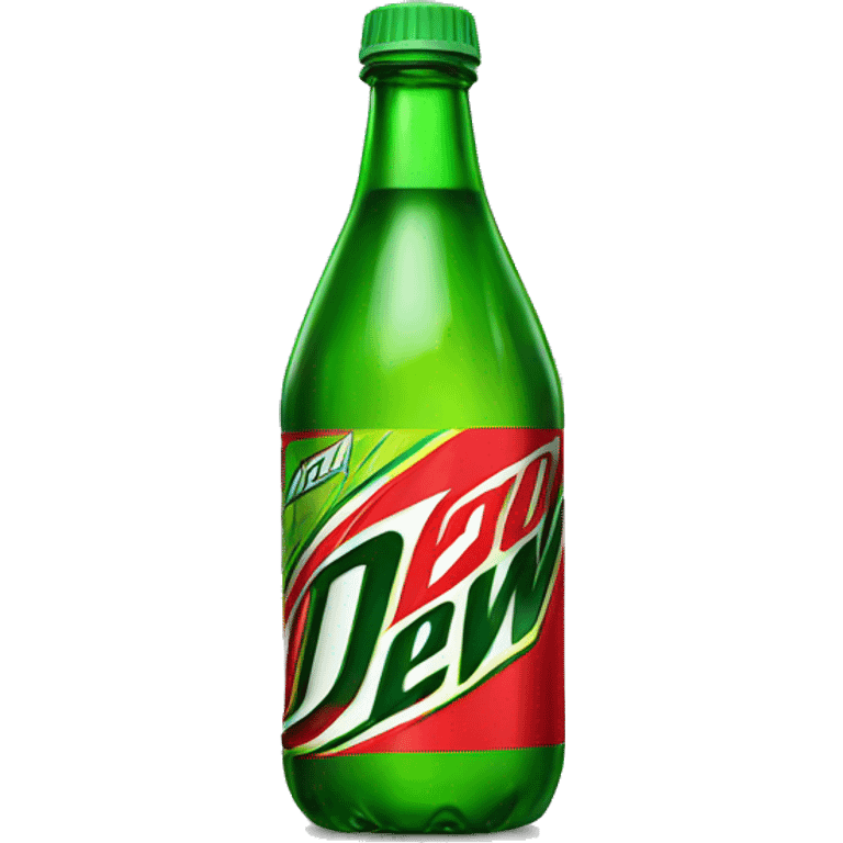 Red Mountain Dew bottle emoji