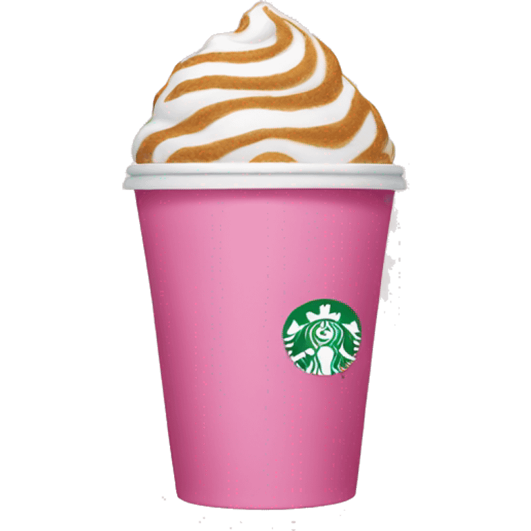 Pink Starbucks  emoji