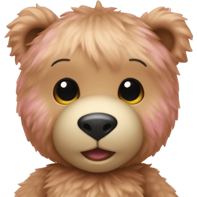 pink ralph lauren teddy bear emoji