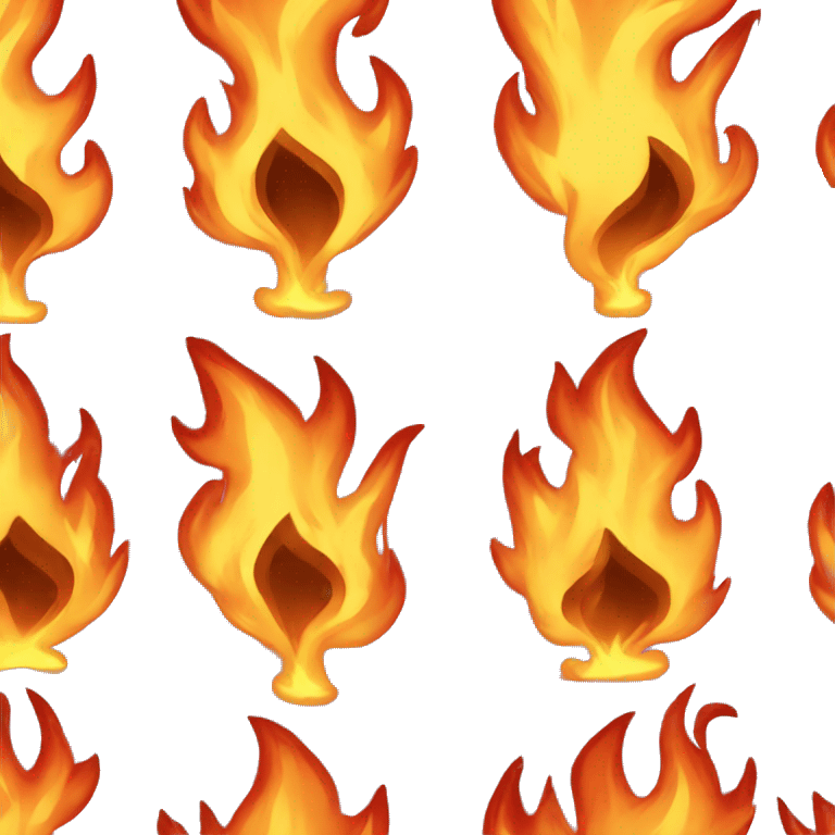 Fancy fire emoji