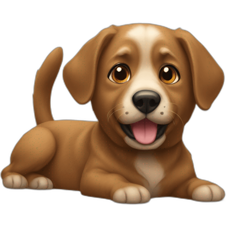 Chat ami avec chien emoji