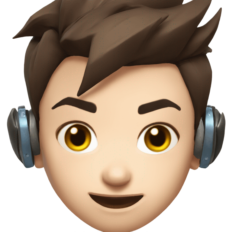 Tracer overwatch face emoji