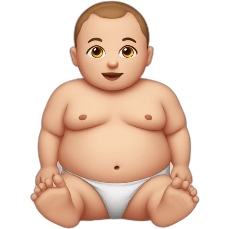 Fat baby emoji