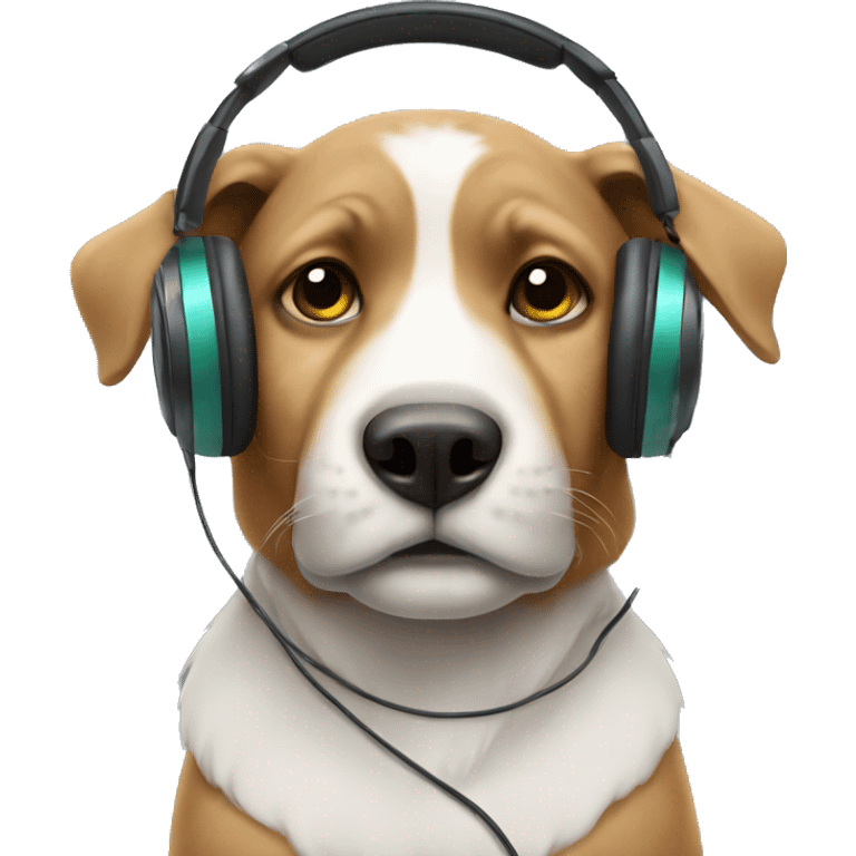 Animal with headphones emoji