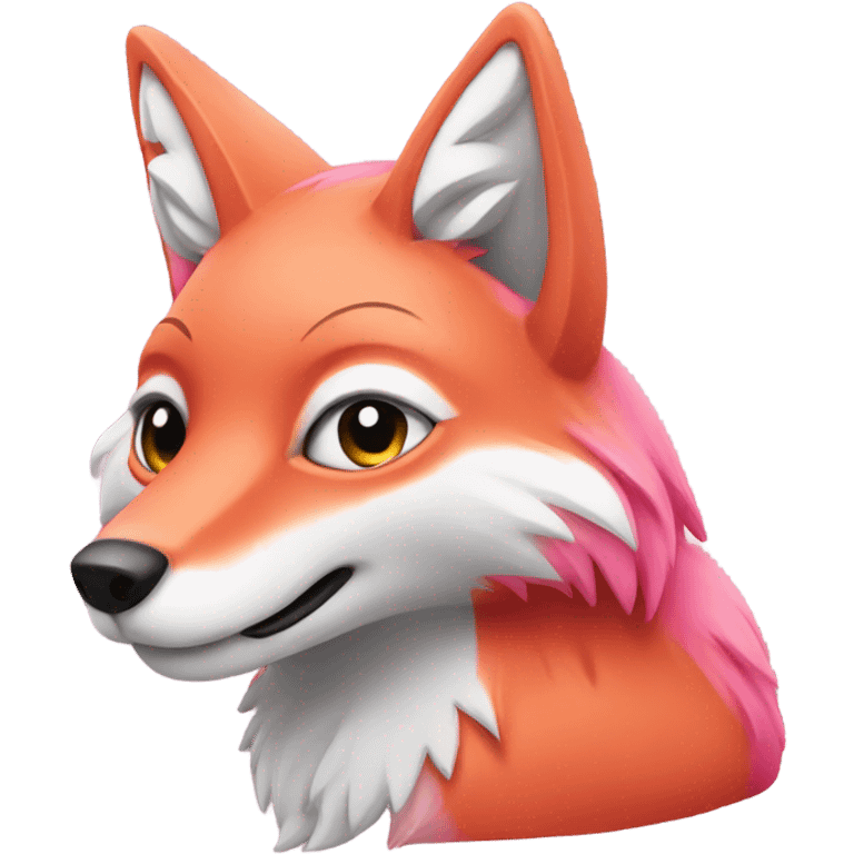 pink fox emoji