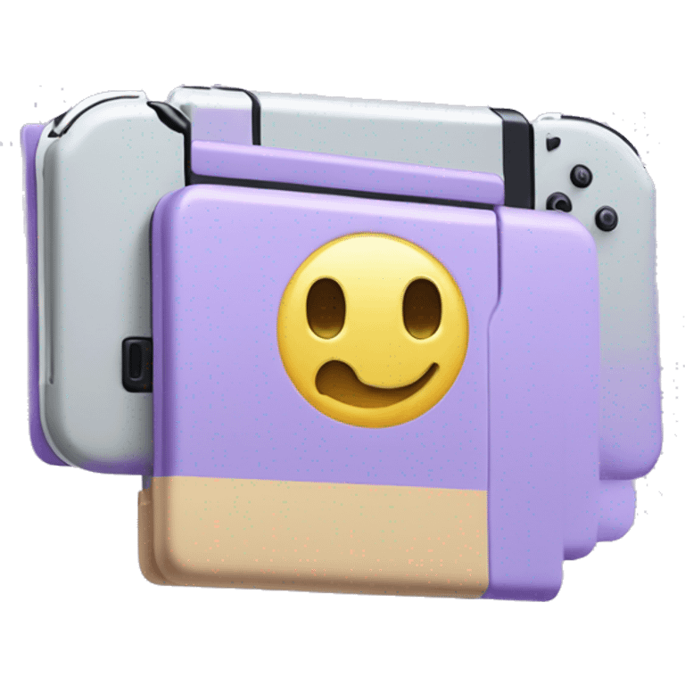 Pastel purple Nintendo switch  emoji