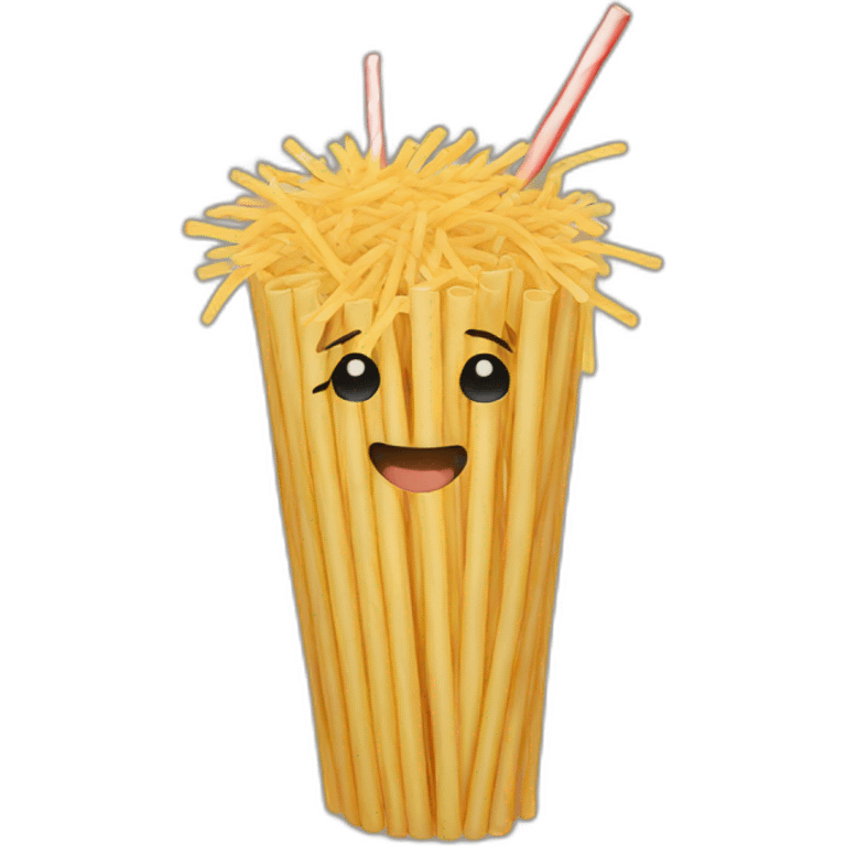 straw emoji