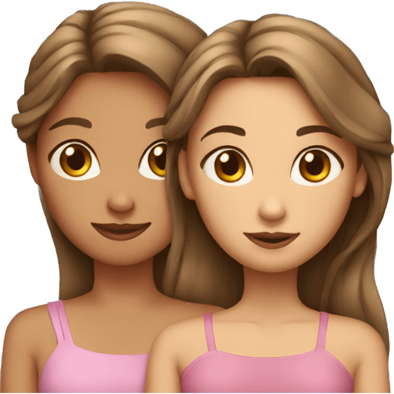 3 girl bestfriends  emoji