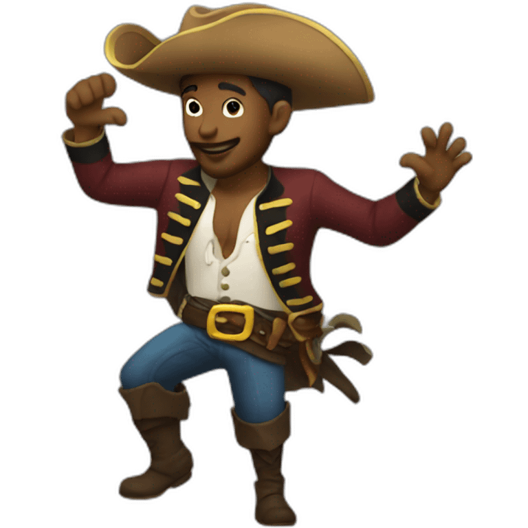 pirate cowboy dancing emoji