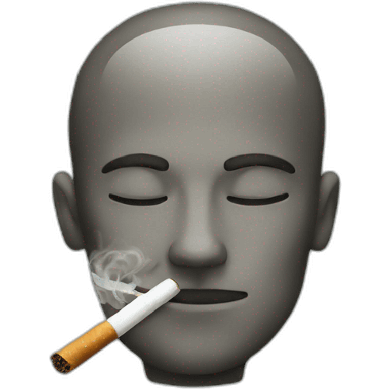 smoking a joint emoji