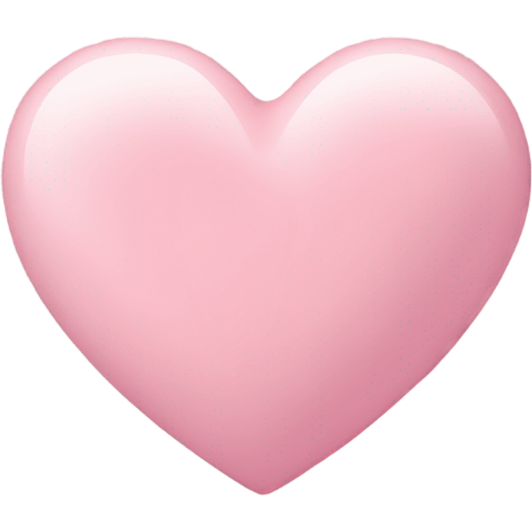 Pastel pink heart emoji