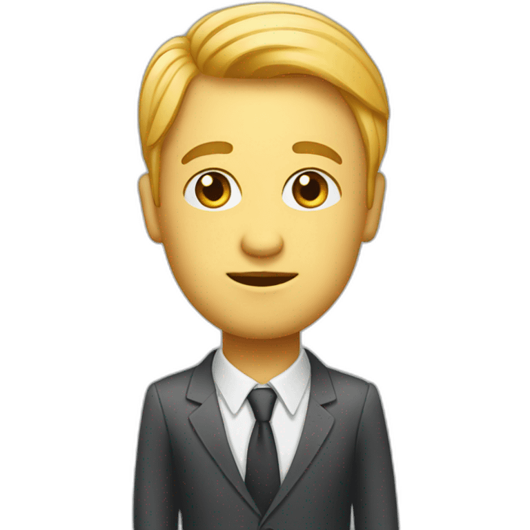 curious figure emoji for a team of business and data analyst emoji