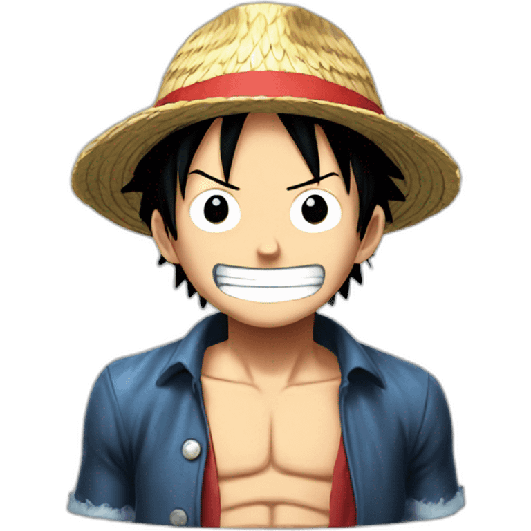 Luffy from one piece emoji