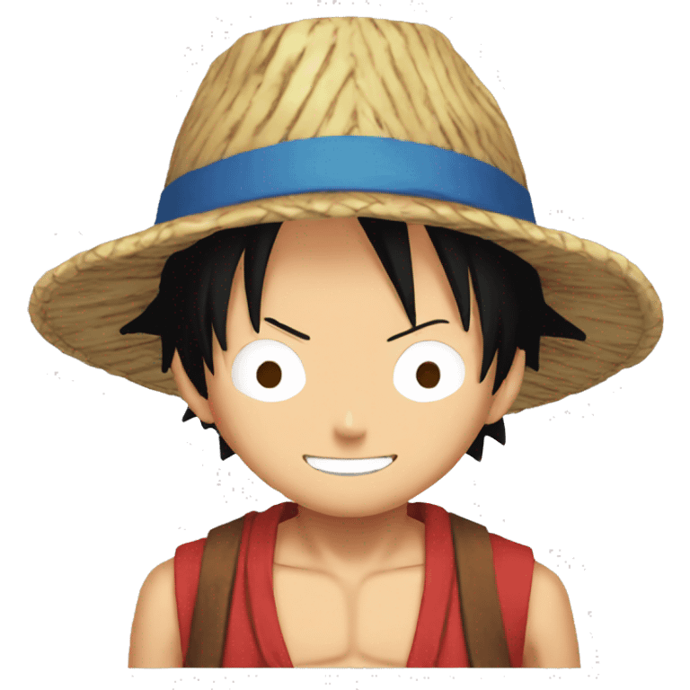 Luffy avec le one piece emoji