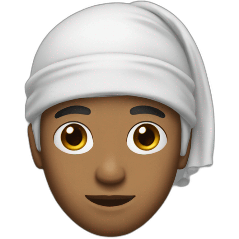 Homme avec un durag emoji