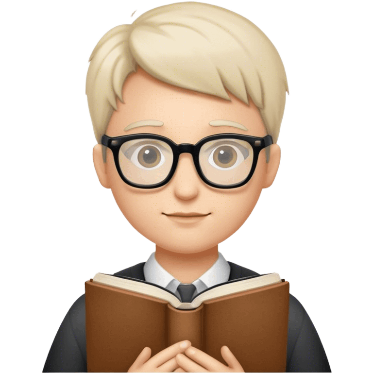 Book nerd emoji