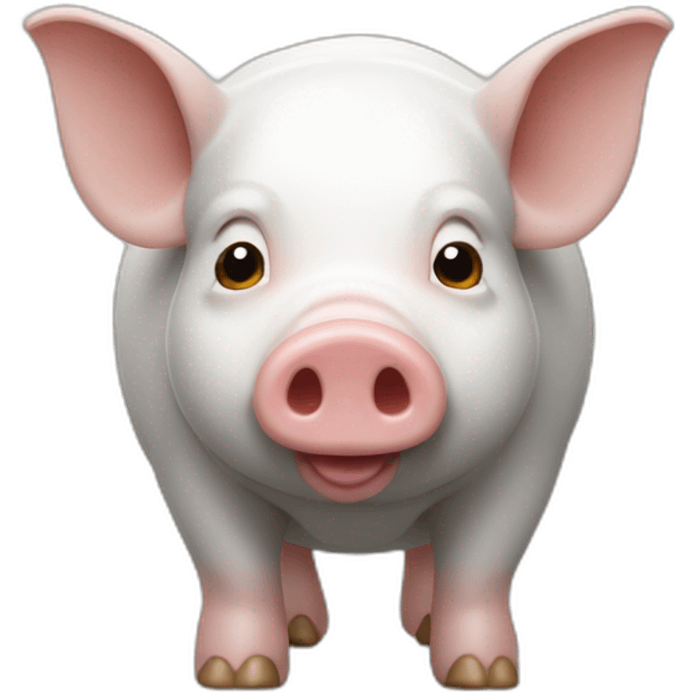 Un cochon avec des ailes emoji