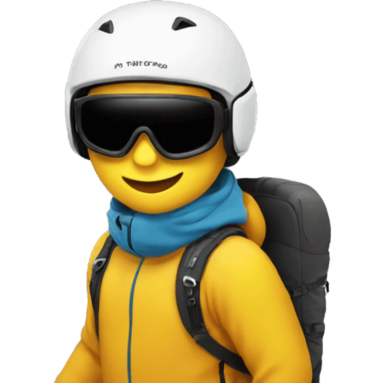 Skier on mounta emoji