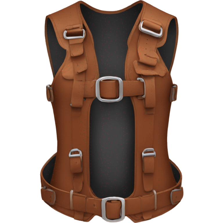 fashion chest leather harness emoji