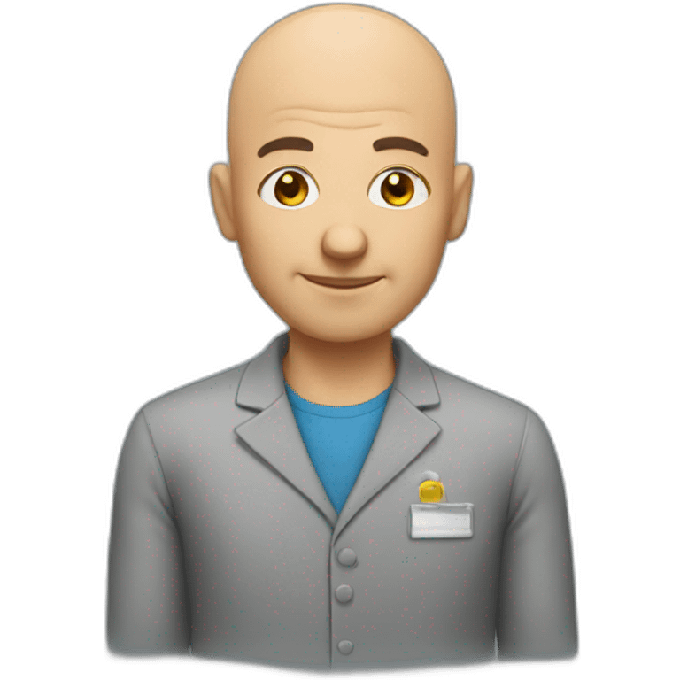 bald teacher emoji