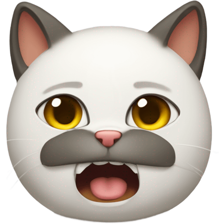 Upset cat  emoji