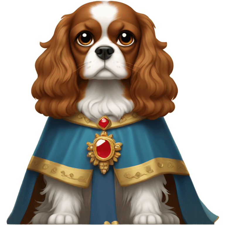 King charles dog being a boss emoji