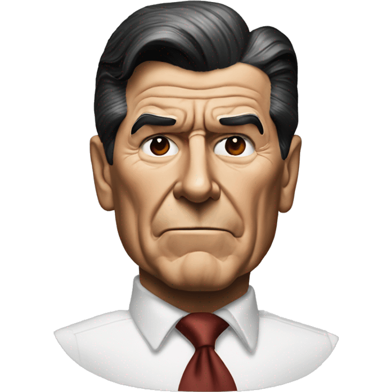 Ronald Reagan serious emoji