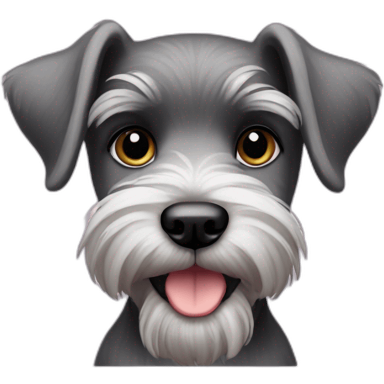 Schnauzer puppy emoji