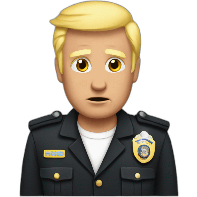 trump-getting-arrested emoji