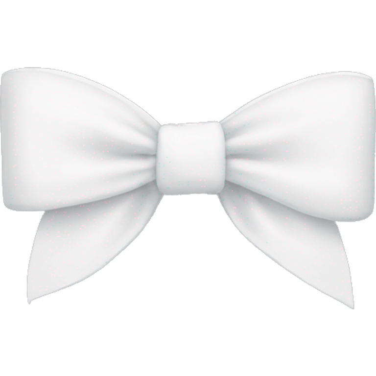 White bow emoji