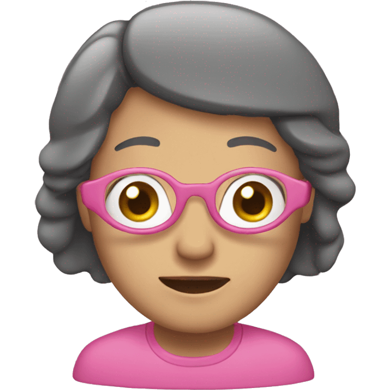 Computadora rosa emoji