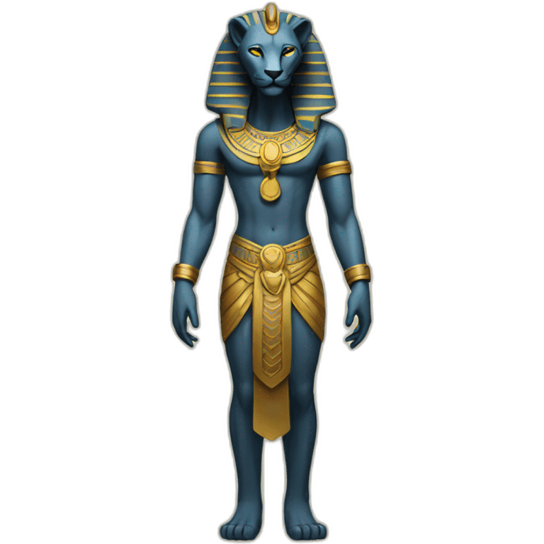 Sekhmet full body emoji