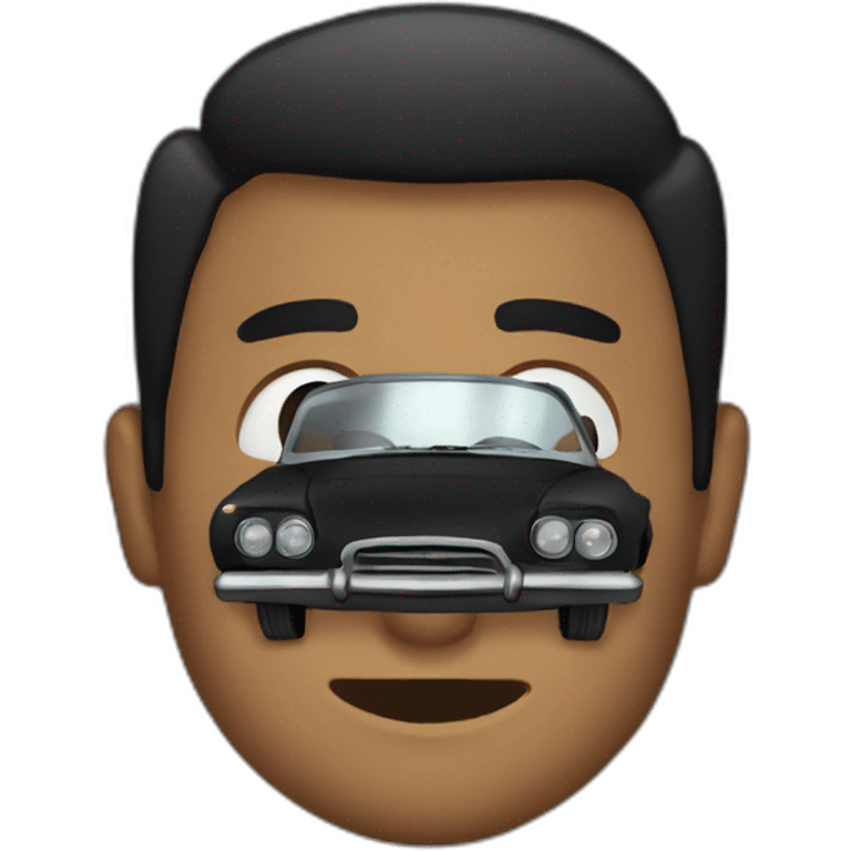 Black car weeb emoji