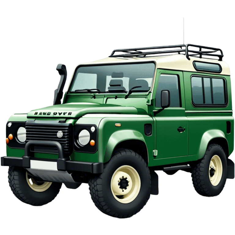 Land Rover Defender - Land Rover (Model Year: 2022) (Iconic colour: Green) emoji