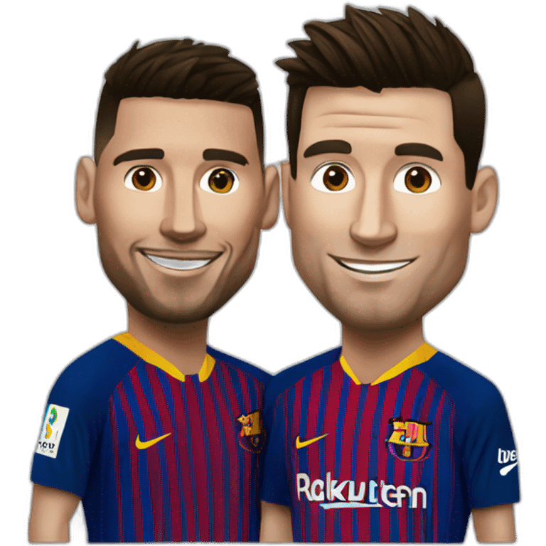 Ronaldo et Messi  emoji