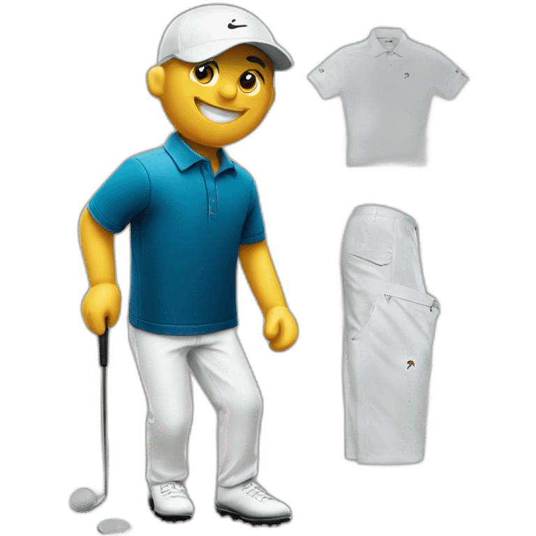 Golfer polo titleist emoji