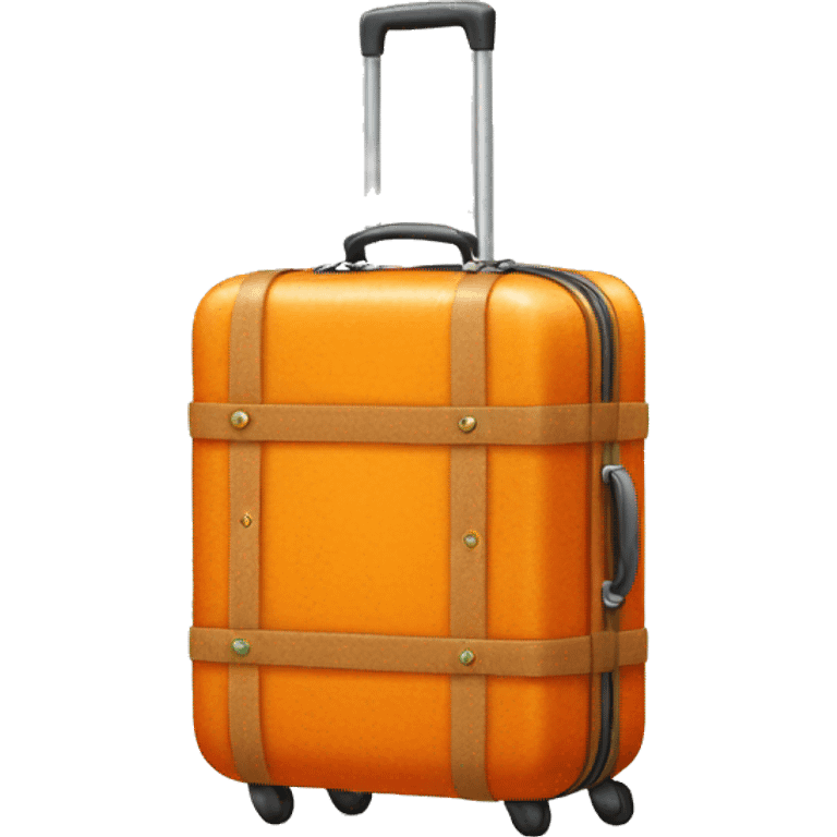 orange suitcase emoji