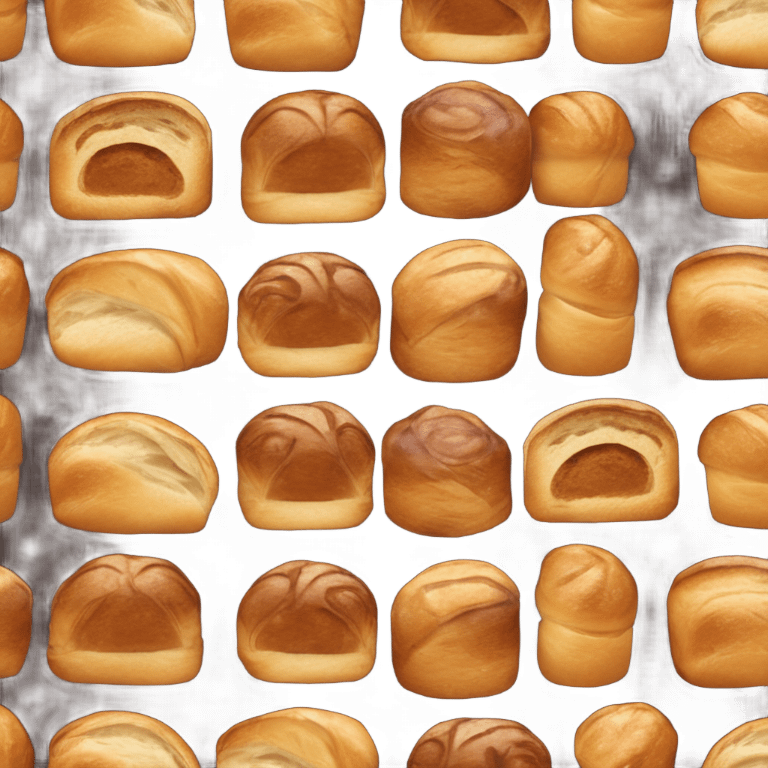 Un Pain au chocolat feuilleté qui sort de la boulangerie  emoji