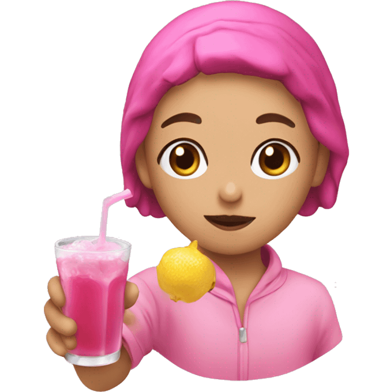 Bebida rosa  emoji