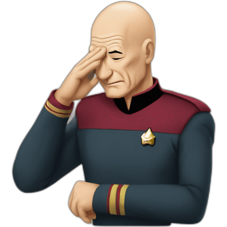 Captain Picard facepalm emoji