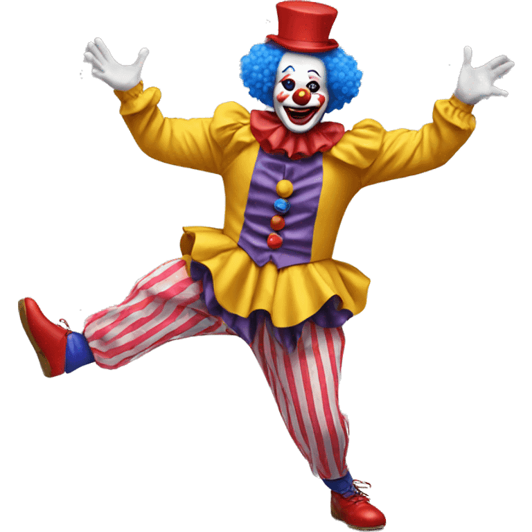 clown dancing emoji