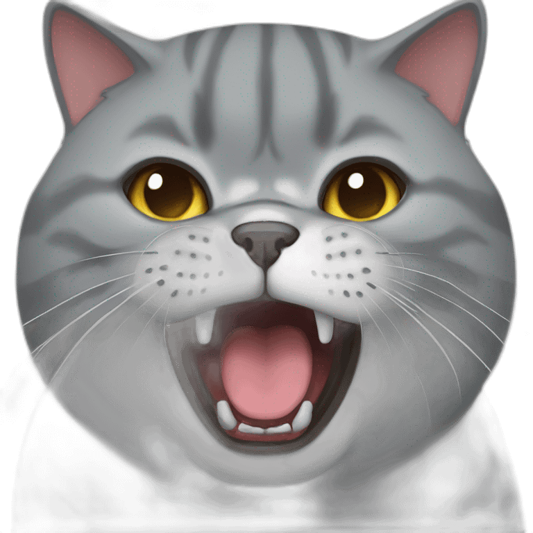 angry british shorthair emoji