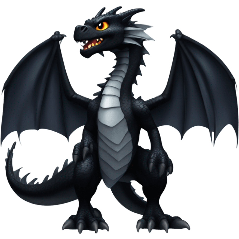 Black is Dragon emoji