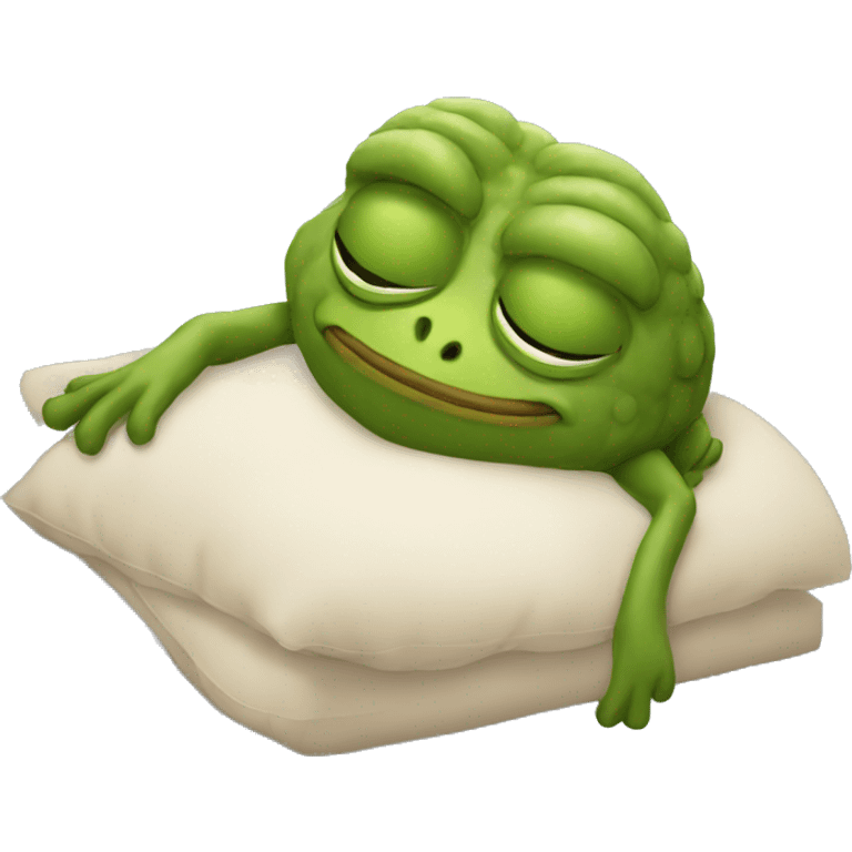 pepe sleeping emoji