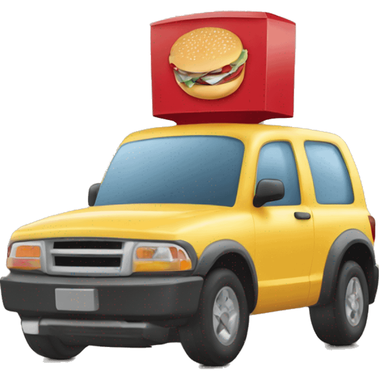 A WENDY'S  RESTAURANT DRIVE THRU SPEAKERBOX emoji