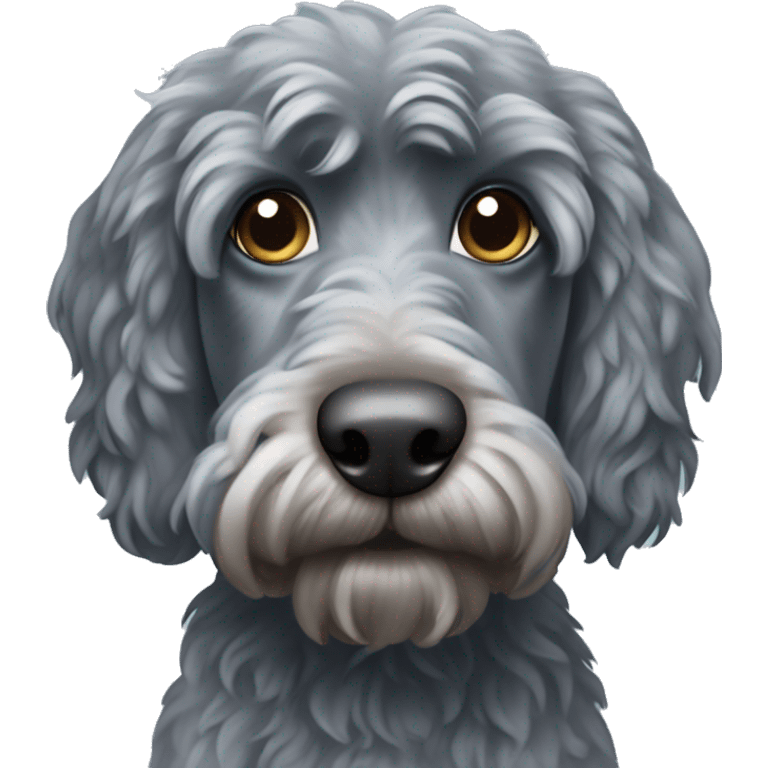 Blue roan cockapoo  emoji